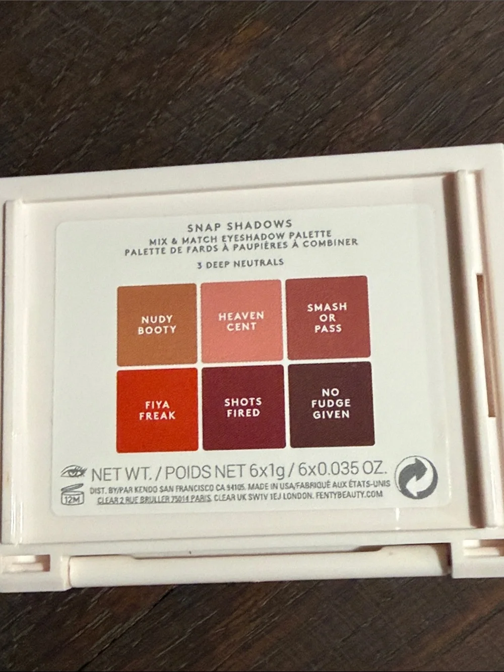 Fenty Beauty Snap Shadows Eyeshadow Palettes #3 Deep Neutrals & #4 Rose